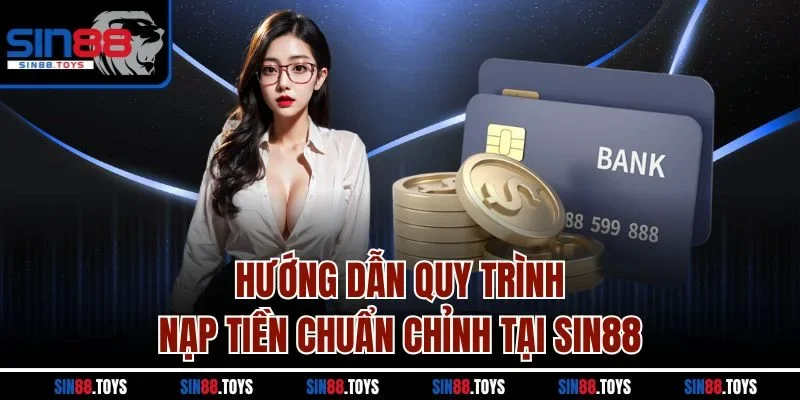 Hướng dẫn quy trình nạp tiền chuẩn chỉnh tại Sin88
