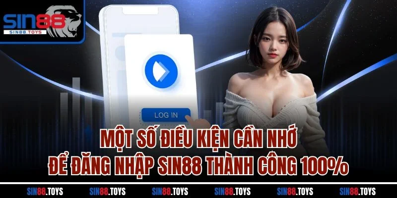 Một số điều kiện cần nhớ để đăng nhập Sin88 thành công 100%
