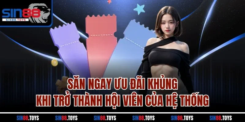 Săn ngay ưu đãi khủng khi trở thành hội viên của hệ thống